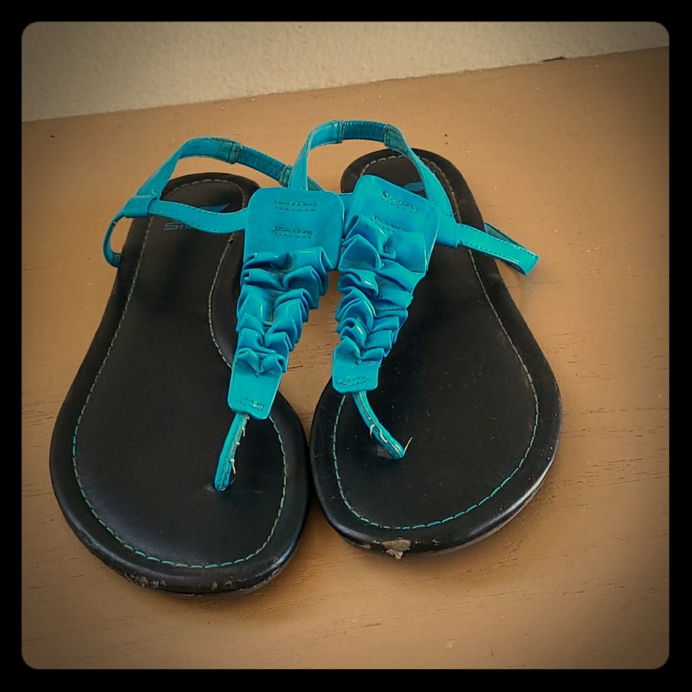 Blue Sandals